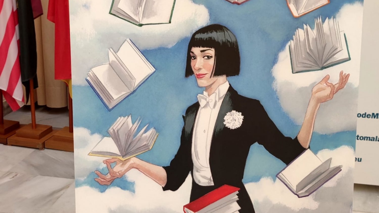 La Asociación Feria del Libro de Málaga presenta el cartel de la 50ª edición de la exposición