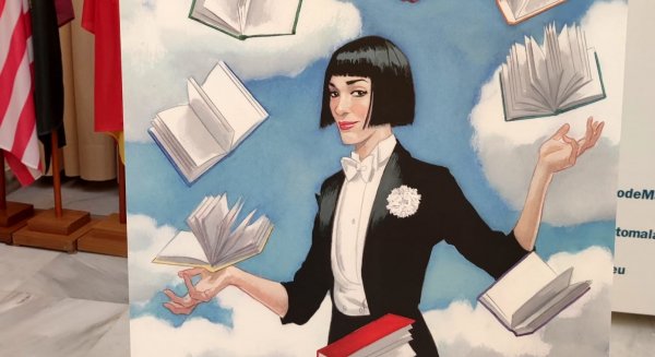 La Asociación Feria del Libro de Málaga presenta el cartel de la 50ª edición de la exposición