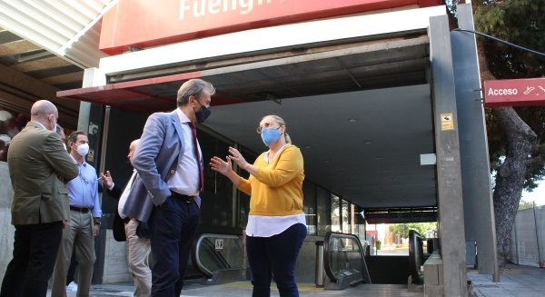 La alcaldesa de Fuengirola reclama a Renfe mayor celeridad en las obras de remodelación