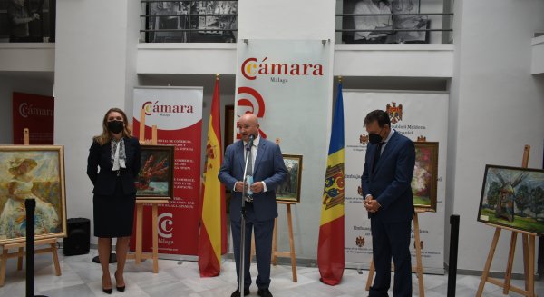 La Cámara de Comercio de Málaga acoge la exposición de arte moldavo 'Hipostasis'