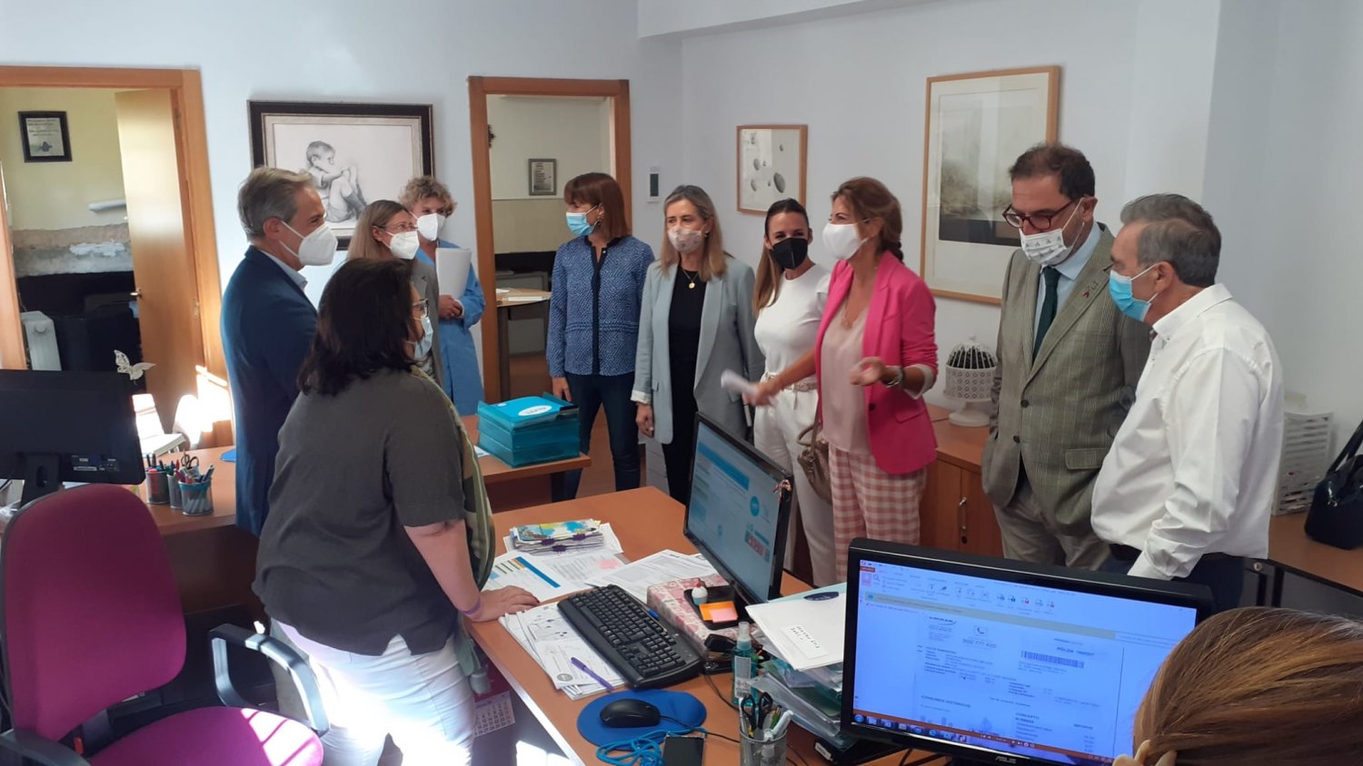 La secretaria general de Familias visita el Centro Quinta Alegre de la Asociación Autismo Málaga