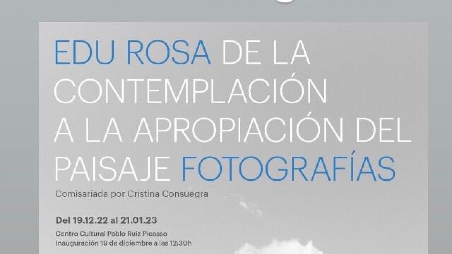 La exposición de Edu Rosa se despide del Centro Cultural Pablo Ruiz Picasso con una visita guiada
