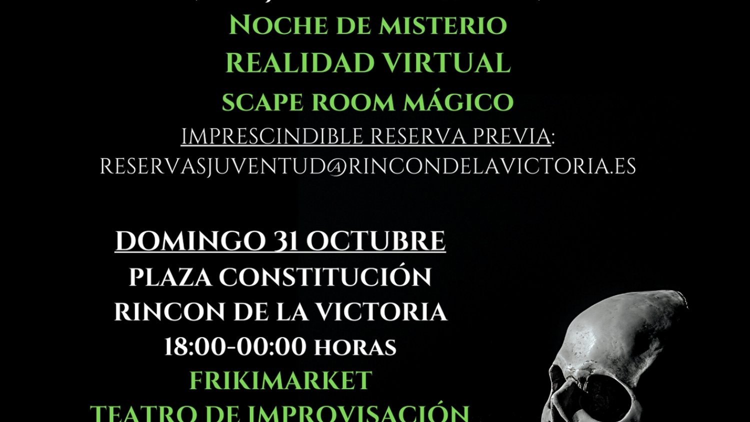 Rincón de la Victoria recupera las actividades de calle para celebrar Halloween