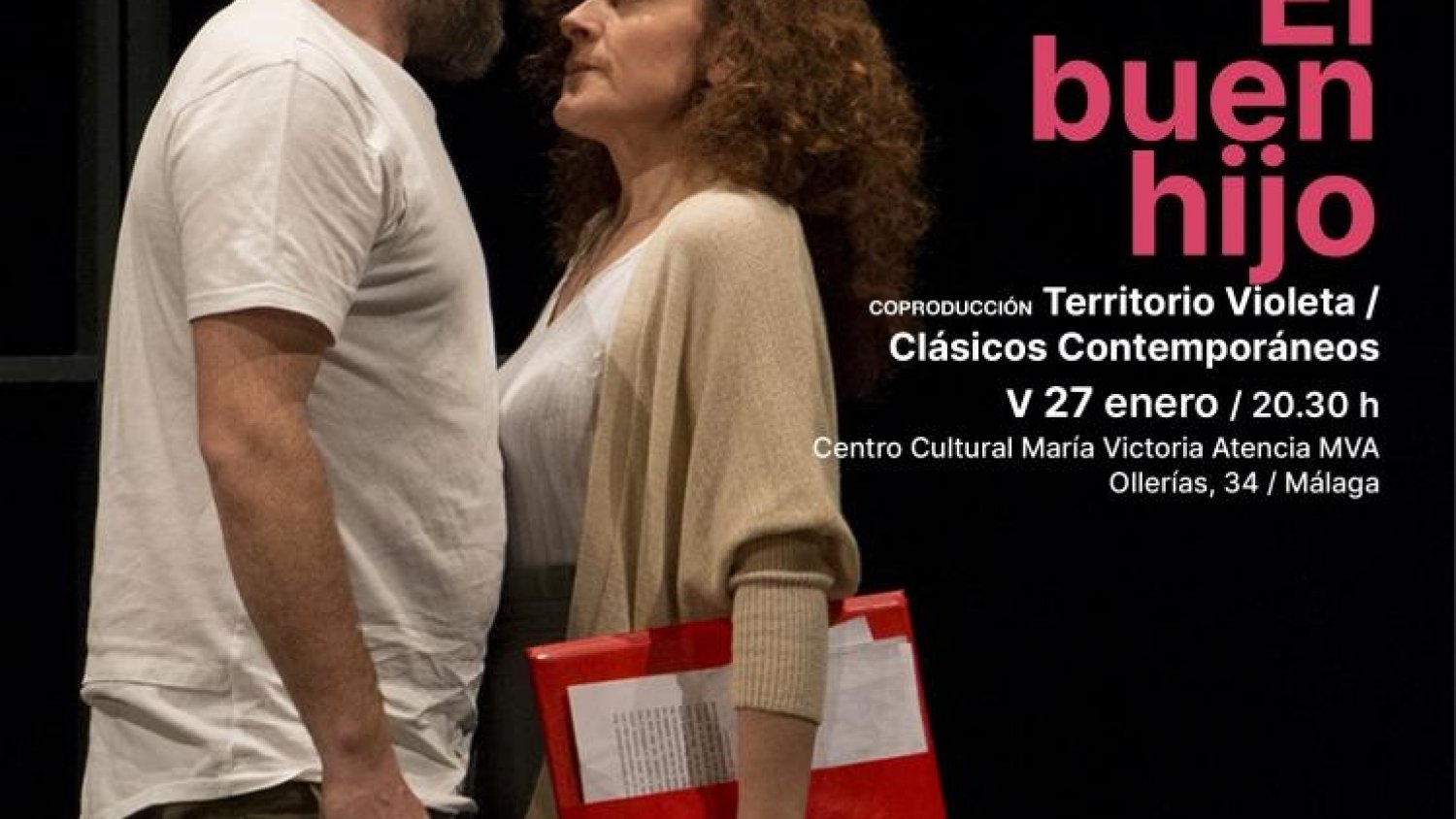 El centro cultural MVA de la Diputación acoge la obra teatral 'El buen hijo' el próximo 27 de enero