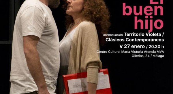 El centro cultural MVA de la Diputación acoge la obra teatral 'El buen hijo' el próximo 27 de enero