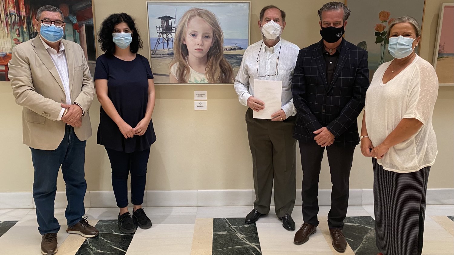 La obra 'La Playa' de Leonor Solans gana el XI Concurso de Pintura Evaristo Guerra de Vélez