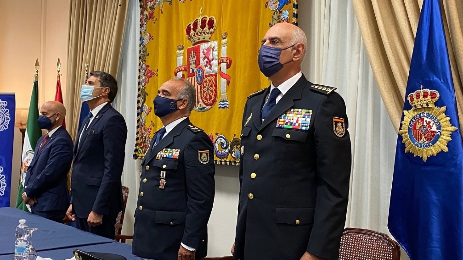 El comisario Enrique Barón Castaño toma posesión como nuevo jefe provincial de la Policía Nacional en Málaga