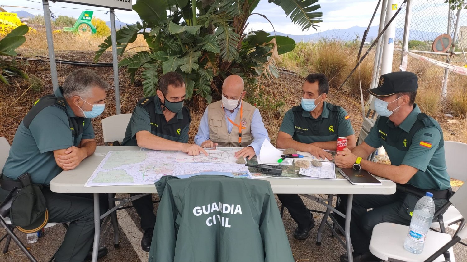 El Gobierno solventa el incendio de Sierra Bermeja con el despliegue de 590 efectivos y 19 medios aéreos