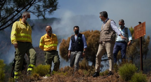 Diputación pone sus técnicos a disposición de los municipios afectados por el incendio