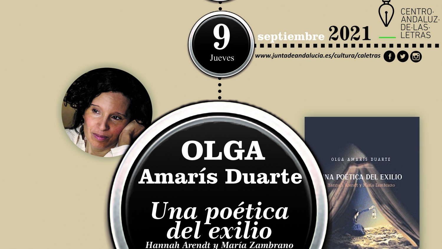 El Centro Andaluz de las Letras presenta en Málaga el ensayo de Olga Amarís