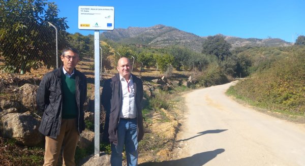 La Junta ejecuta con 690.000 euros obras de mejora en dos caminos rurales de Alozaina