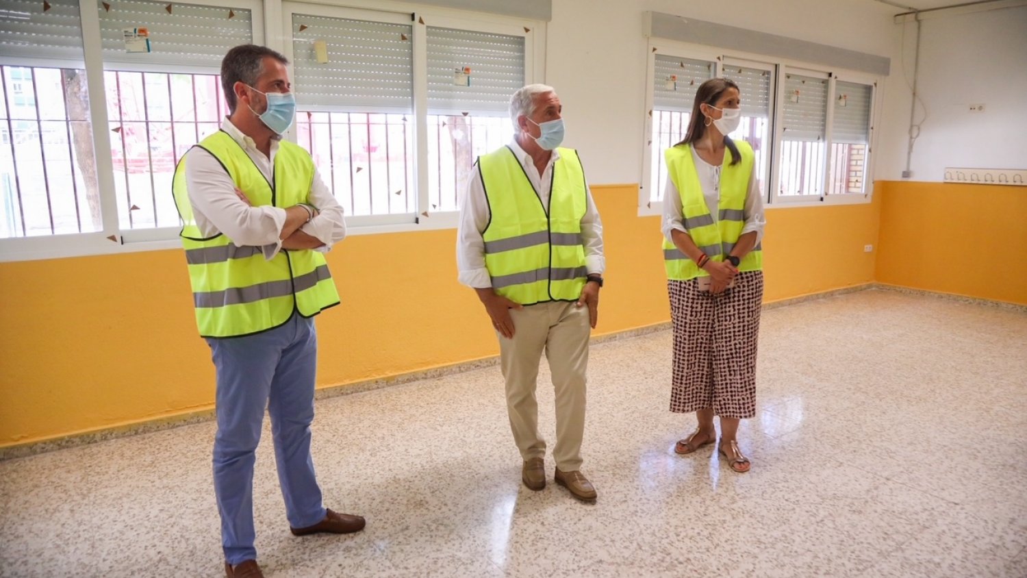 El Ayuntamiento de Málaga realiza actuaciones de mejora en el colegio Valle Inclán