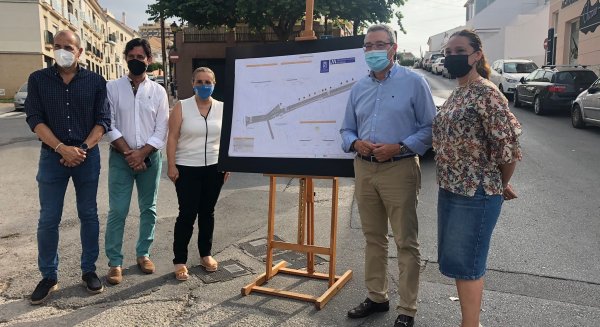 Diputación cofinancia la remodelación integral de la calle Badajoz de Fuengirola con 400.000 euros