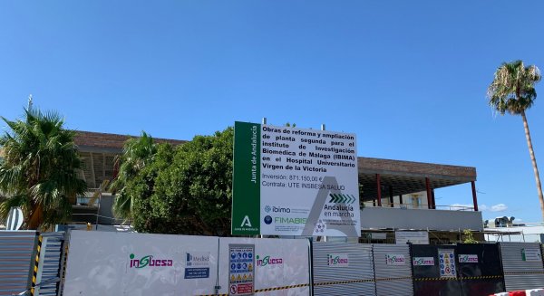 Avanzan a buen ritmo las obras que duplicarán los espacios para investigación en Málaga