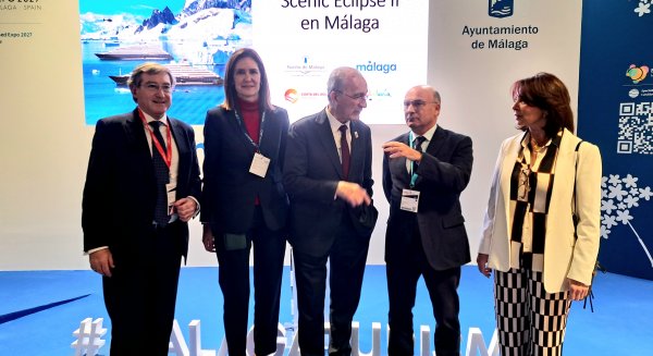 La naviera de lujo Scenic elige Málaga para celebrar el bautismo de su nuevo buque ‘Scenic Eclipse II’