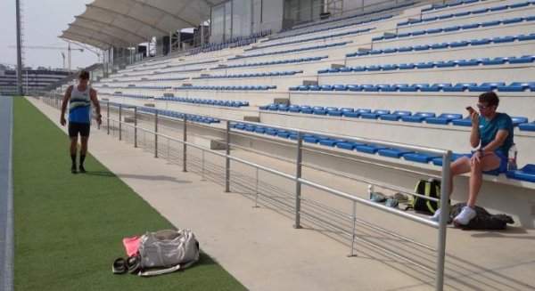 El atleta “Jota” se prepara en Estepona para los Juegos Paralímpicos de Tokio 2020