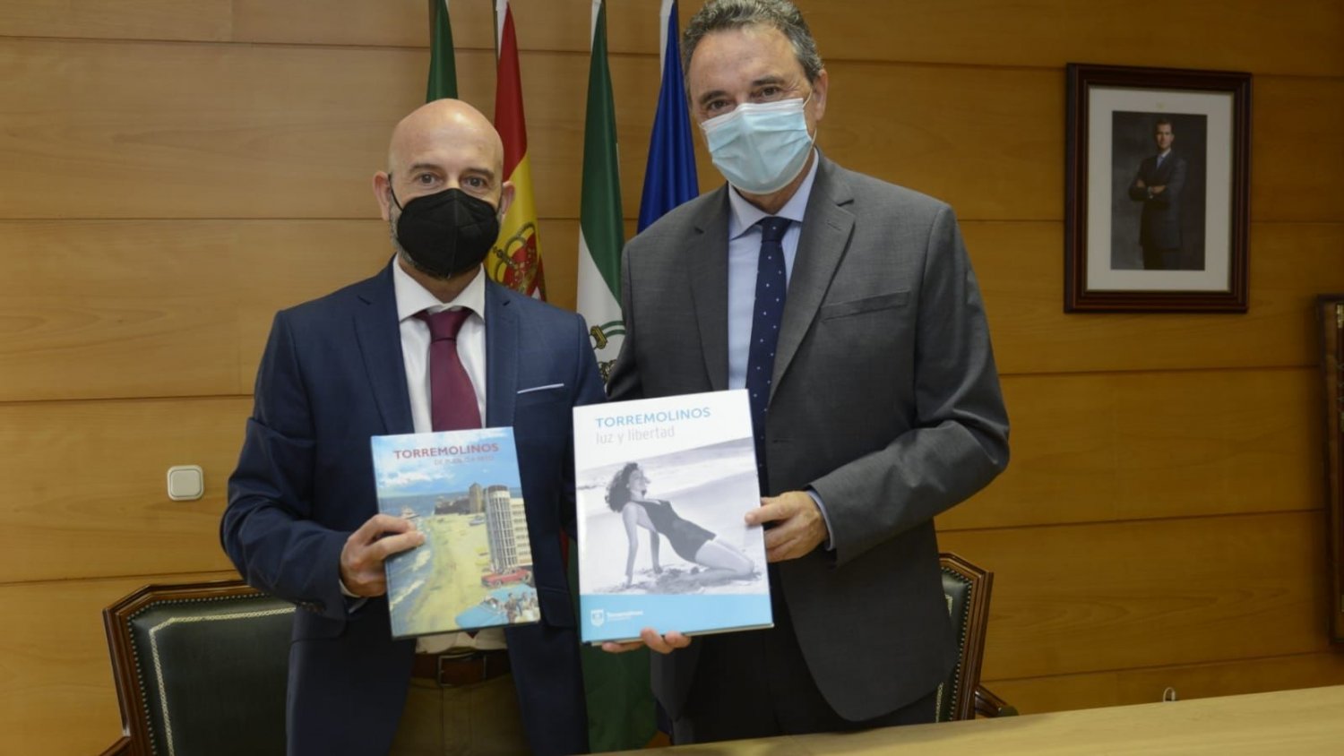 El alcalde recibe al subdelegado del Gobierno en Málaga en su primera visita a Torremolinos