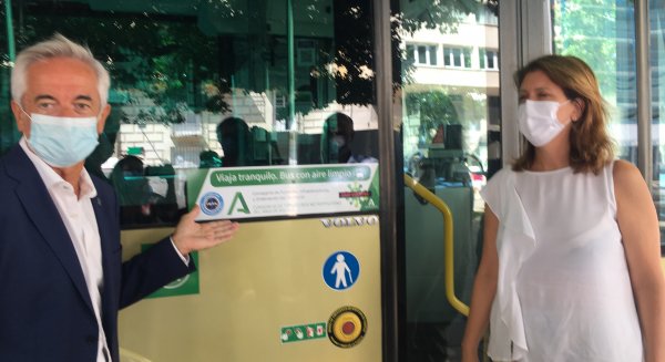 La Junta instala filtros purificadores de aire en todos los autobuses del Consorcio de Transportes