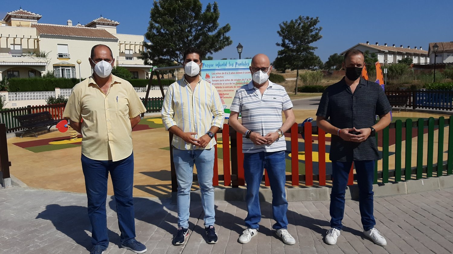 Finalizan las obras de remodelación integral del parque infantil de Los Puntales en La Caleta de Vélez