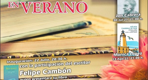La XXXI Feria del Libro en Verano de Estepona empieza con la presencia del autor Felipe Cambón