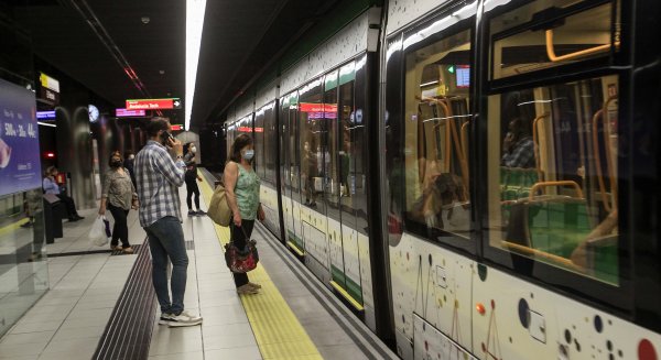 El Metro de Málaga registra de enero a junio la primera subida de usuarios desde el inicio del Covid