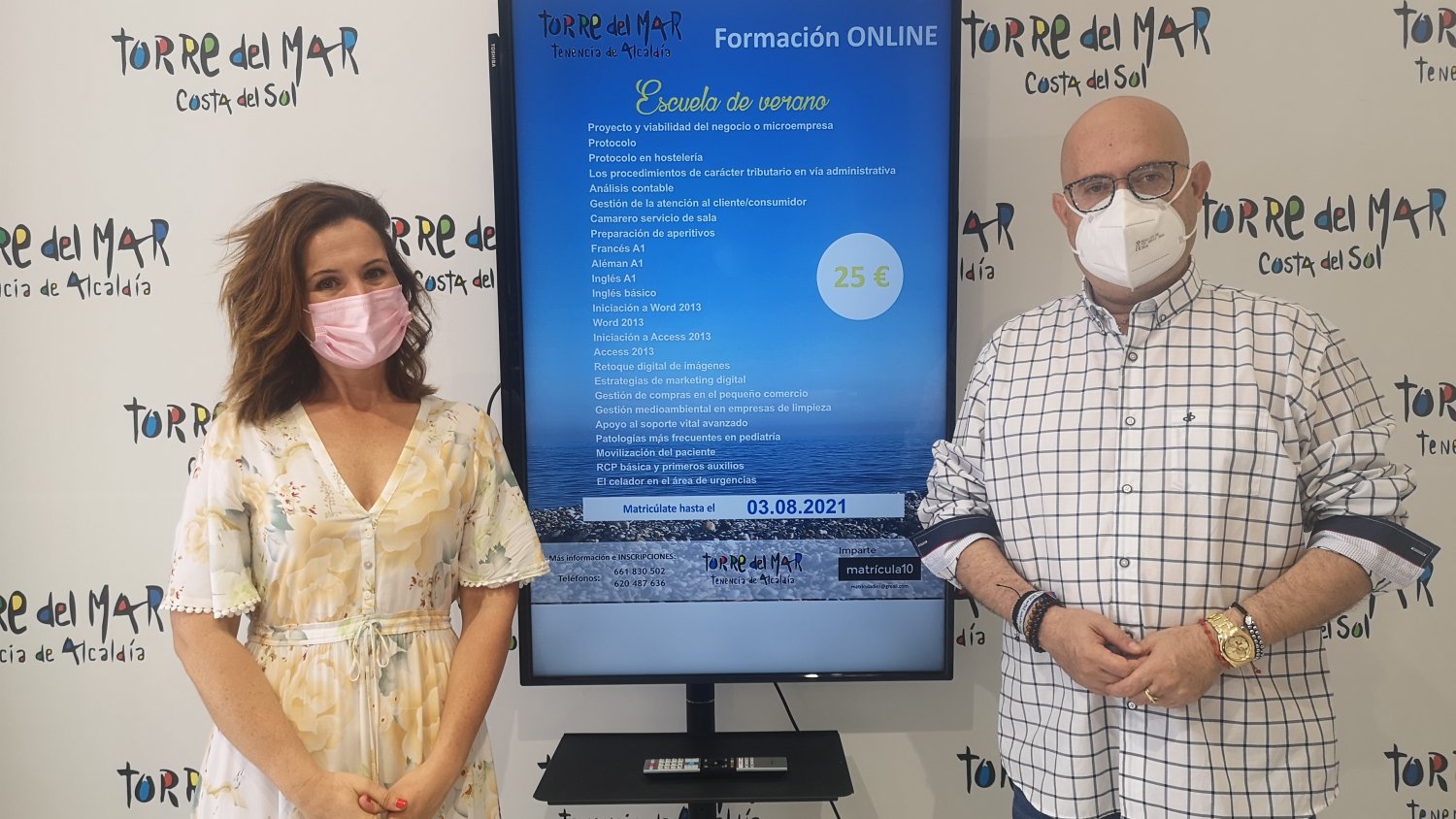 Torre del Mar ofrece nuevos cursos de formación a través de la 'Escuela de Verano Online'