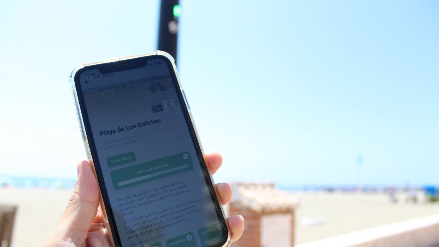 Fuengirola implementa el sistema de control de aforos para reforzar la seguridad en sus playas