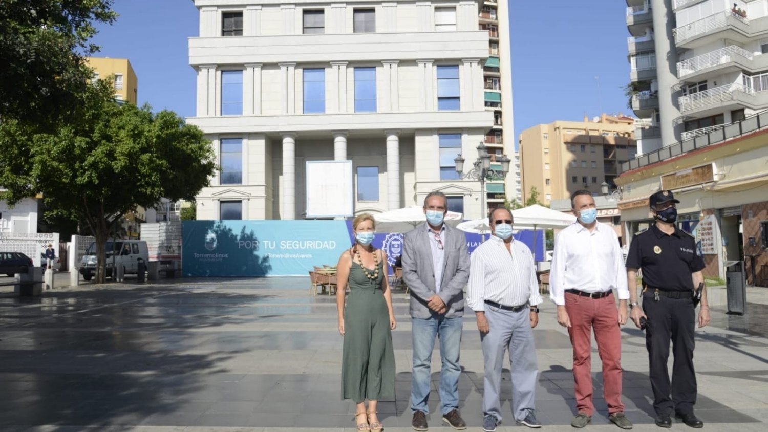 El edificio sin uso de la plaza Picasso alberga la nueva Jefatura de la Policía Local de Torremolinos
