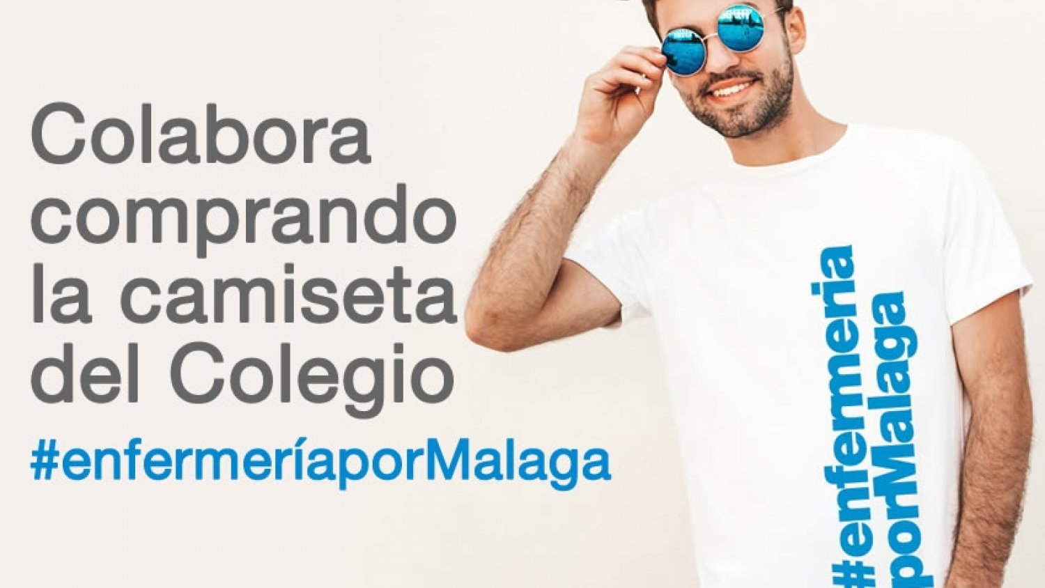 El Colegio de Enfermería de Málaga vebde una camiseta solidaria para recaudar fondos sociales
