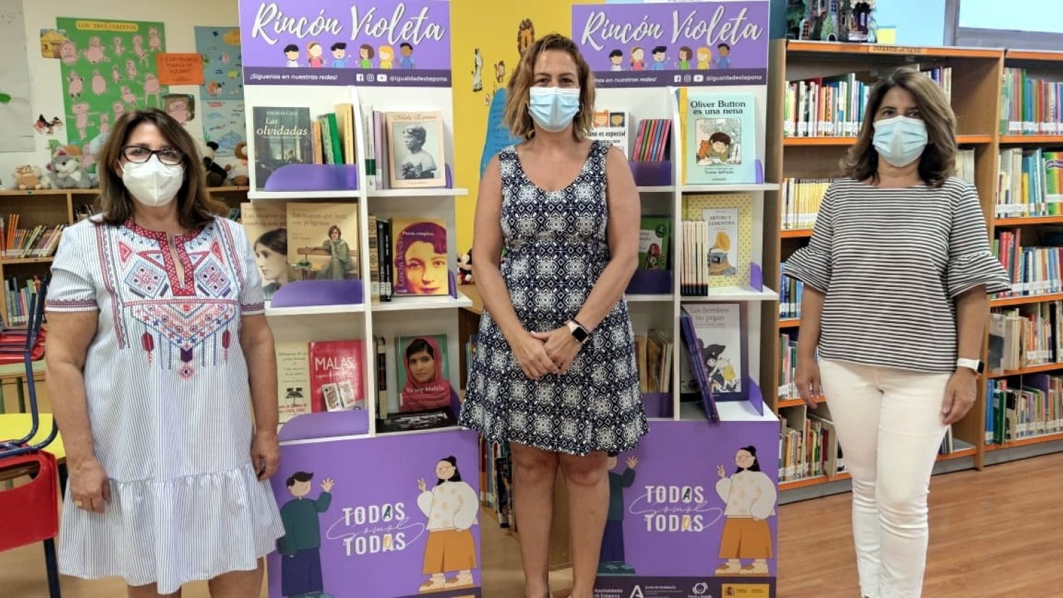 Estepona crea el ‘Rincón Violeta’ en las bibliotecas municipales para fomentar la igualdad