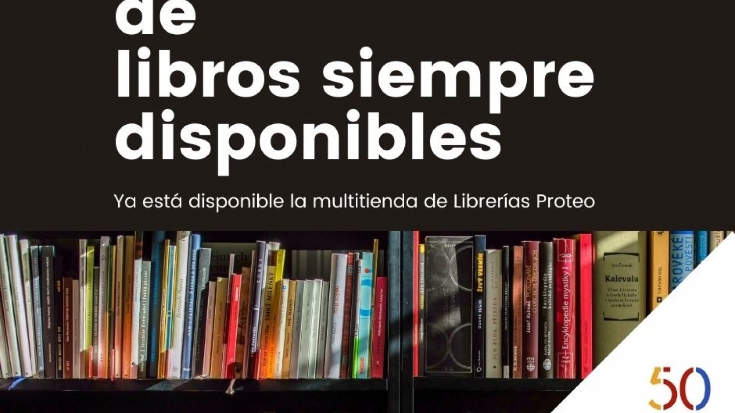 La Librería Proteo dispone de tres millones de libros en su nuevo ecommerce