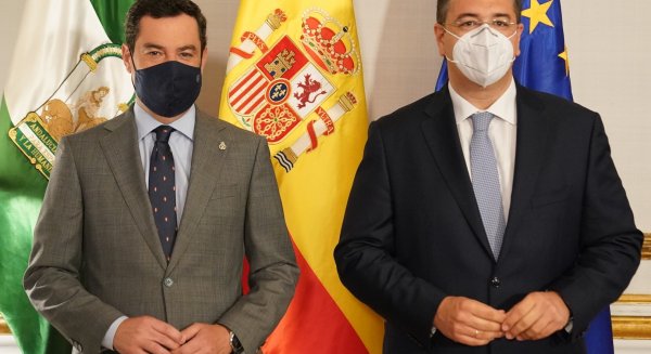 Moreno recibe en San Telmo al presidente del Comité Europeo de las Regiones