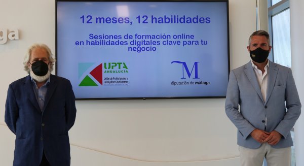 Diputación y UPTA forman en habilidades digitales a los autónomos de Málaga