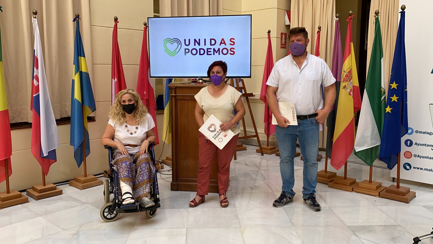 Paqui Macías asume la portavocía del grupo municipal de Adelante Málaga en el Ayuntamiento