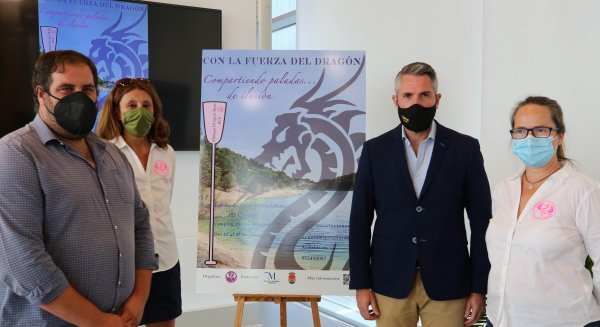 Diputación impulsa unas jornadas de remo en Ardales para mujeres que han superado cáncer de mama