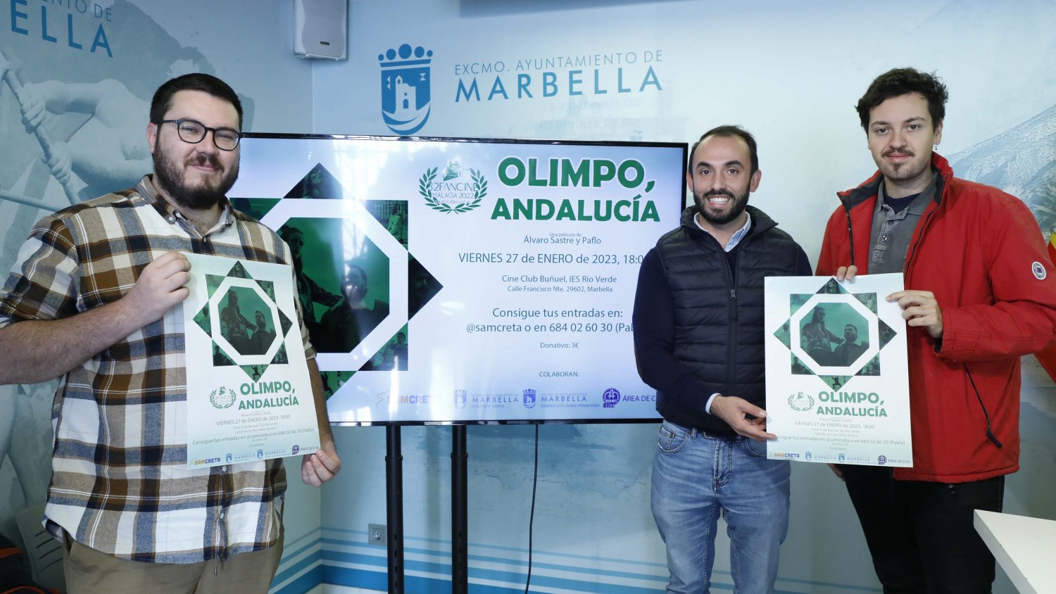 El Ayuntamiento anuncia la proyección de 'Olimpo, Andalucía', del joven creador Pablo Álvarez