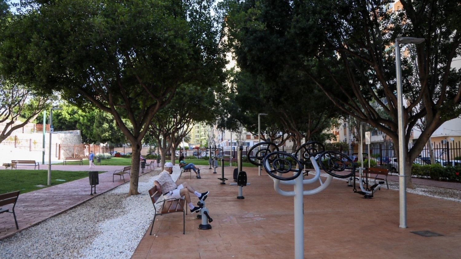 El Parque del Norte estrena una zona biosaludable para facilitar la práctica deportiva
