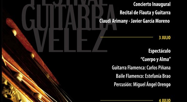 Vélez-Málaga acoge el XXX Festival Internacional de Guitarra Ciudad de Vélez-Málaga