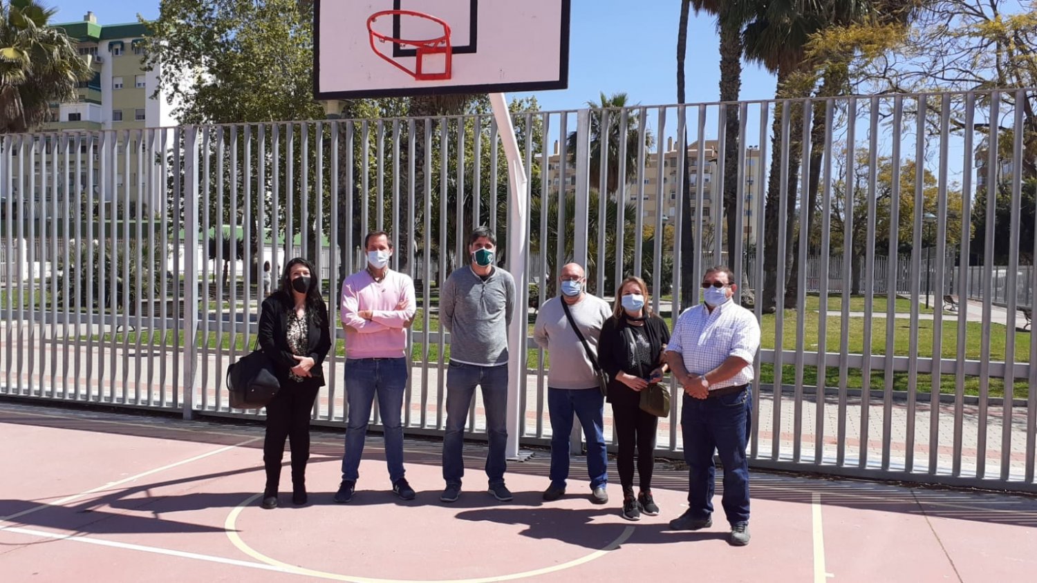 EBG Málaga amplía sus zonas de entrenamiento con una pista en la barriada Guindos-Selene