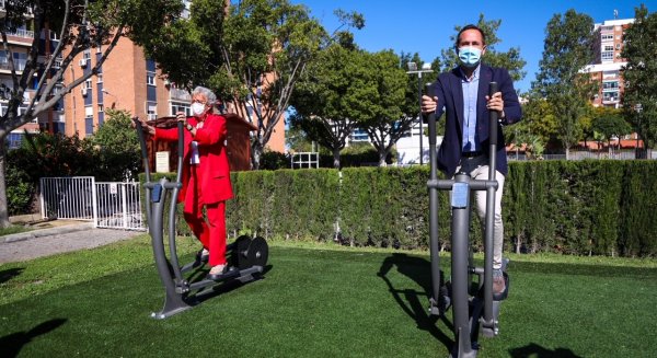 El Parque del Oeste aumenta su oferta deportiva con nuevos aparatos biosaludables