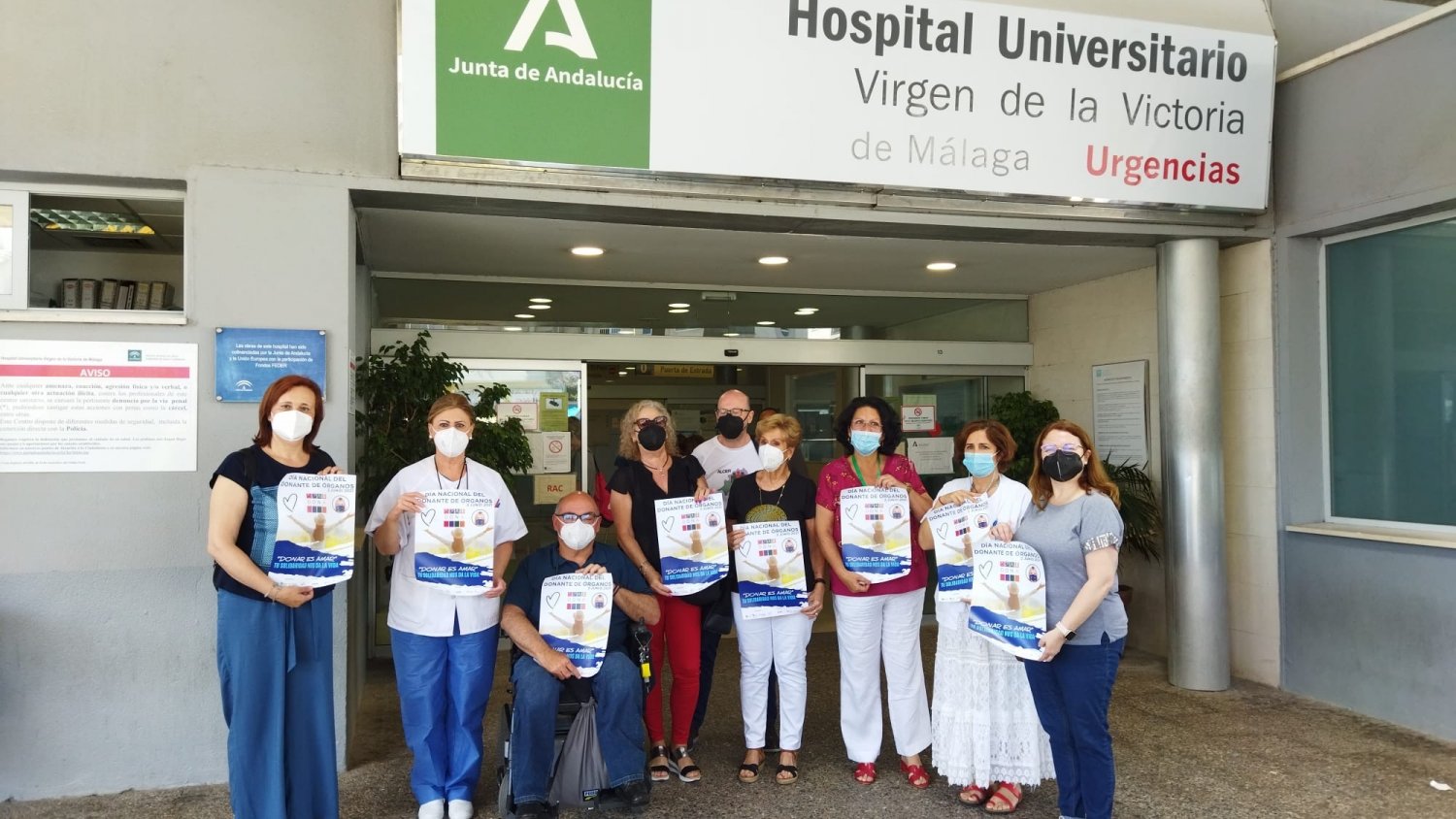 Asociaciones de pacientes crónicos visitan el servicio de Urgencias del Hospital Clínico