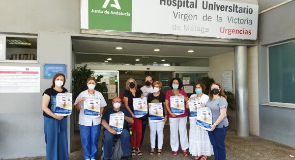Asociaciones de pacientes crónicos visitan el servicio de Urgencias del Hospital Clínico