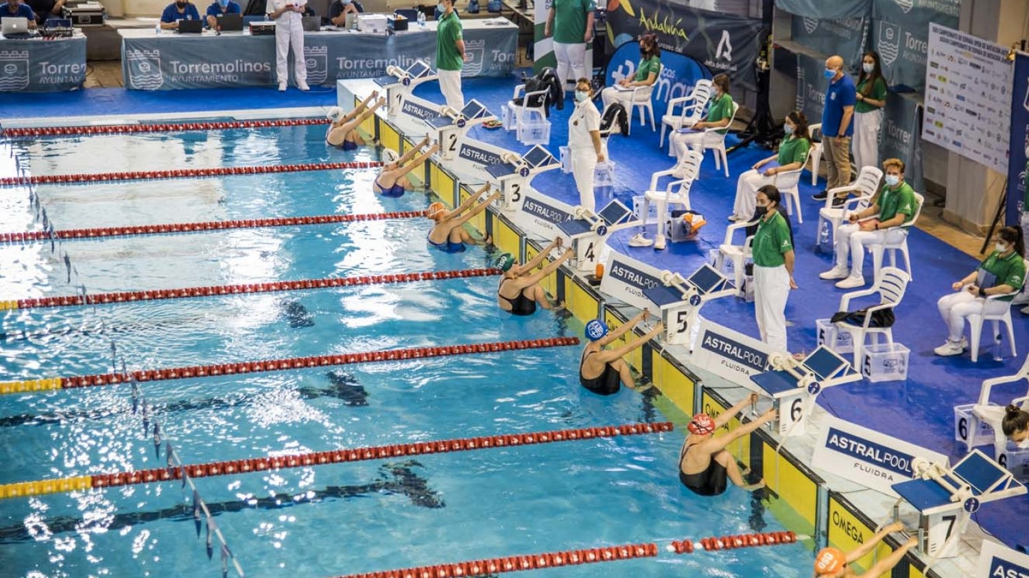 Torremolinos, epicentro de la natación andaluza con la disputa del Open Absoluto de invierno
