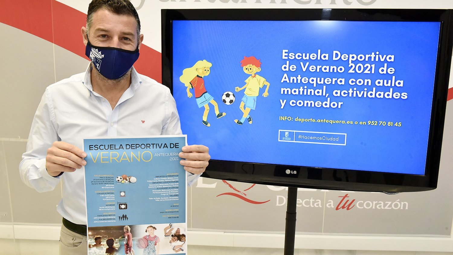 El Ayuntamiento de Antequera promueve la Escuela Deportiva de Verano para el mes de julio
