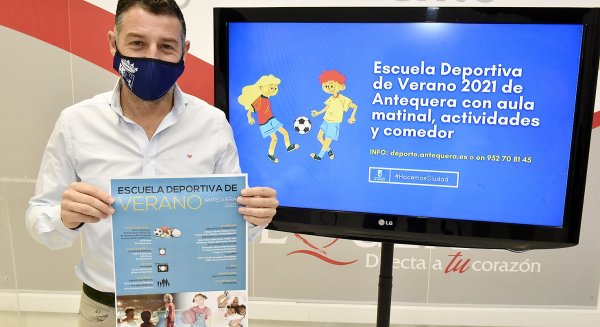 El Ayuntamiento de Antequera promueve la Escuela Deportiva de Verano para el mes de julio