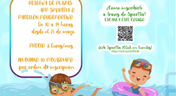 La Concejalía de Deportes de Campillos pone en marcha una escuela de natación para bebés