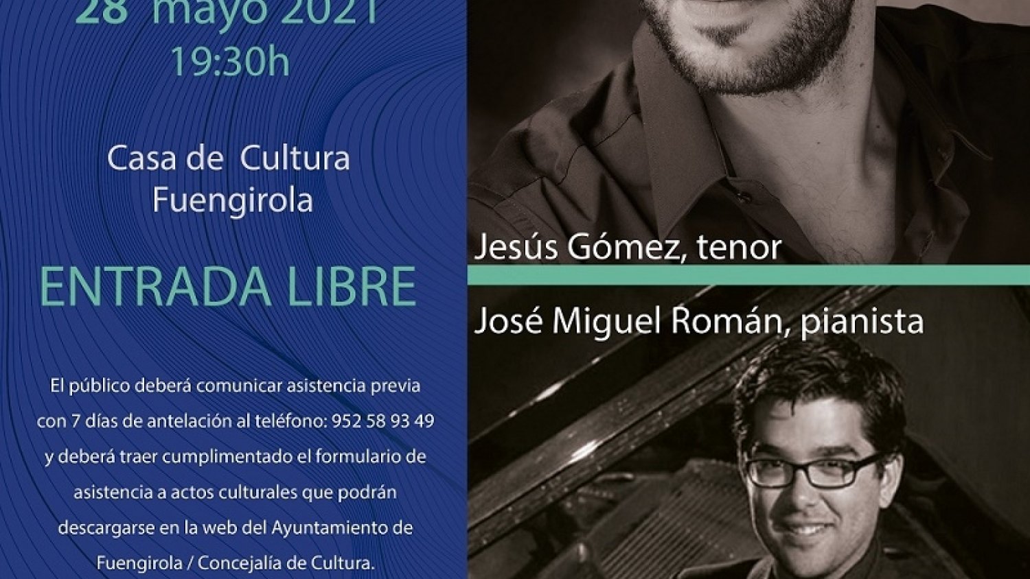 Fuengirola homenajea este viernes a Armando Manzanero con un recital lírico en la Casa de la Cultura