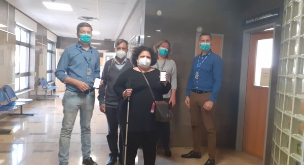 El Hospital de Antequera instala balizas para facilitar una mayor accesibilidad al centro sanitario