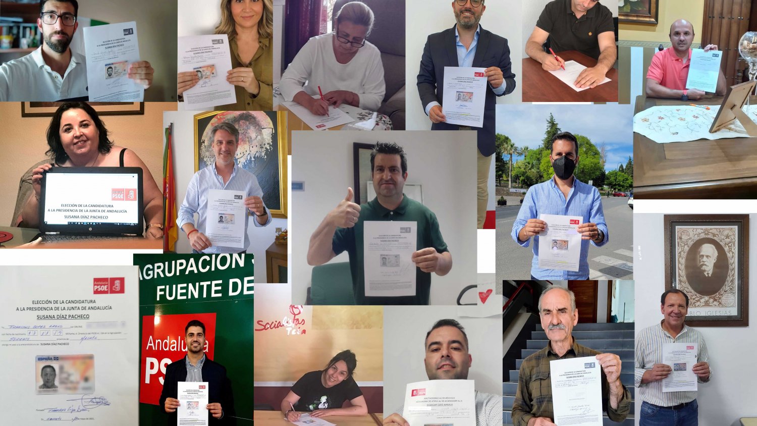 Alcaldes y secretarios generales de Antequera y Guadalteba avalan a Susana Díaz como candidata