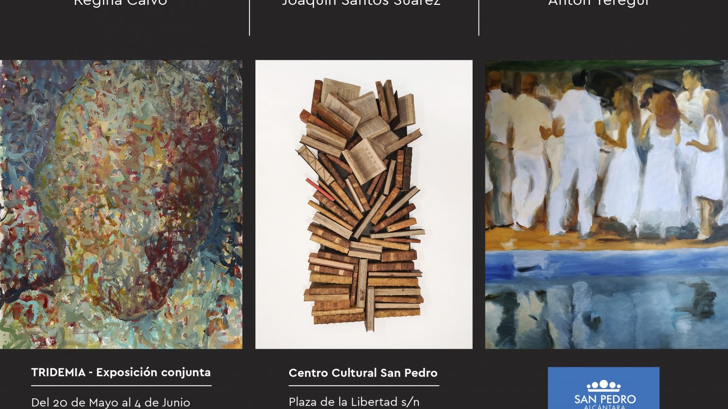 El Centro Cultural San Pedro alberga este jueves la inauguración de la exposición conjunta ‘Tridemia’